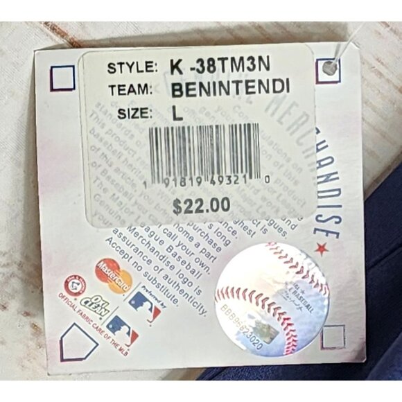 Genuine Merchandise Red Sox Benintendi #16 Crew Neck T-Shirt - Large 14/16 Blue - Picture 5 of 11